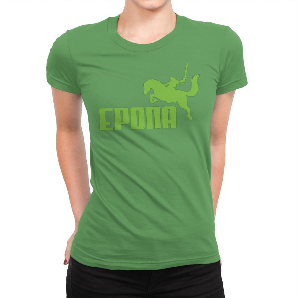 Epona Sports - Womens Premium T-Shirts RIPT Apparel Small / Kelly