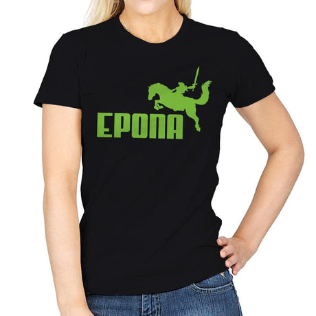 Epona Sports - Womens T-Shirts RIPT Apparel Small / Black