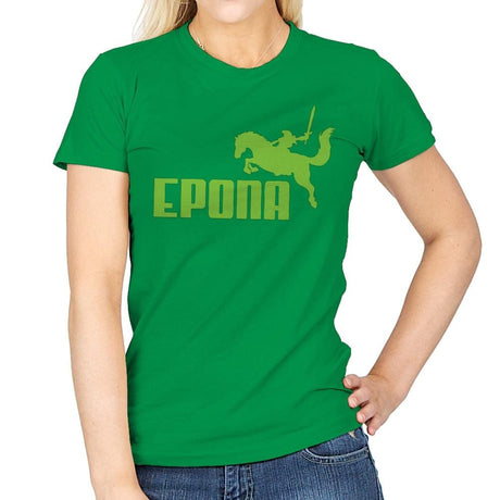 Epona Sports - Womens T-Shirts RIPT Apparel Small / Irish Green