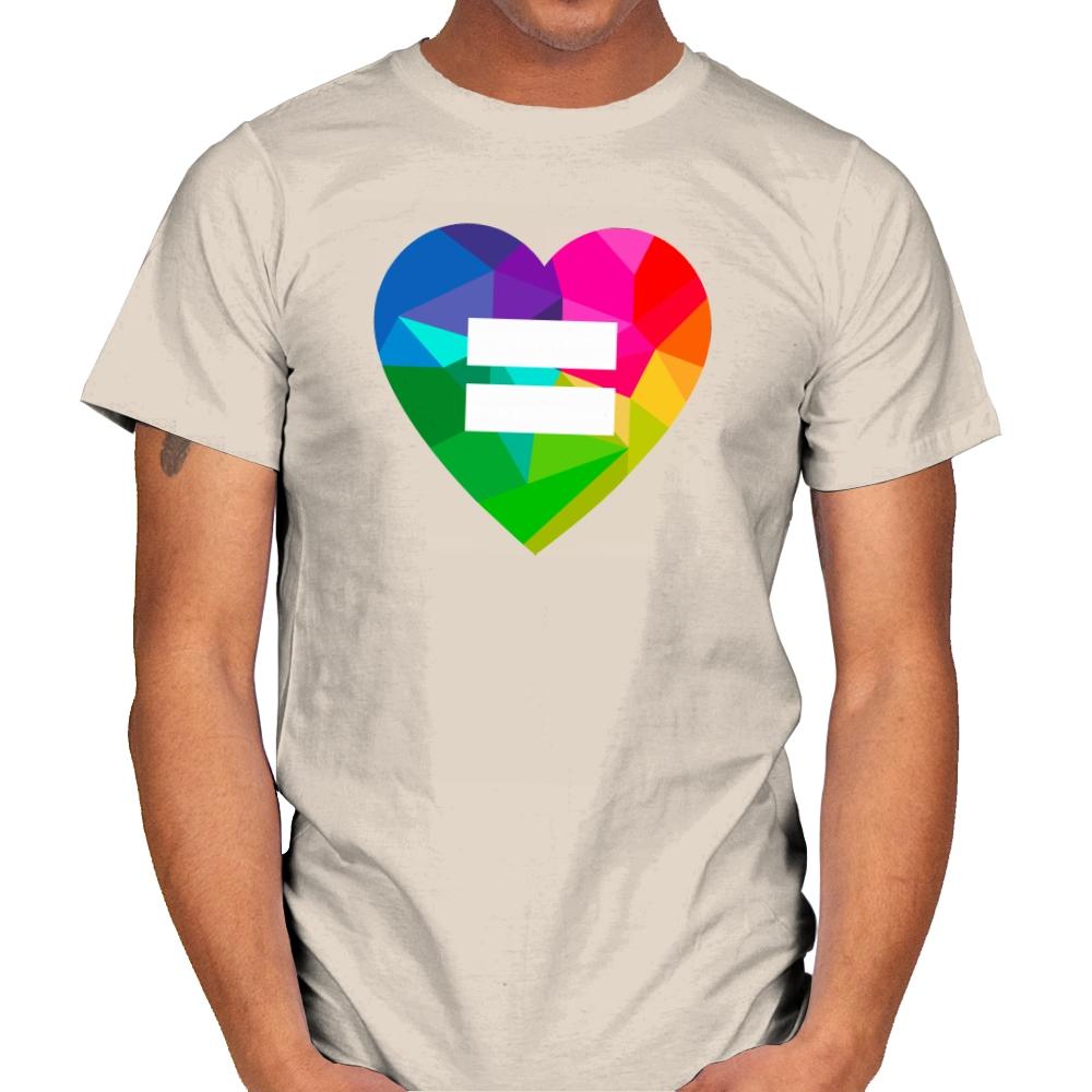 Equality - Pride - Mens T-Shirts RIPT Apparel Small / Natural