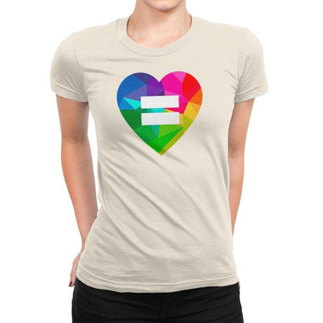 Equality - Pride - Womens Premium T-Shirts RIPT Apparel Small / Natural