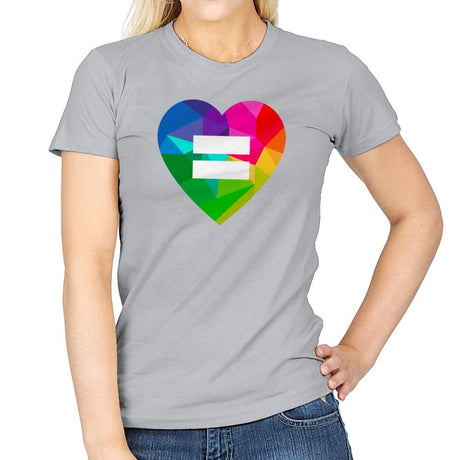 Equality - Pride - Womens T-Shirts RIPT Apparel Small / Sport Grey