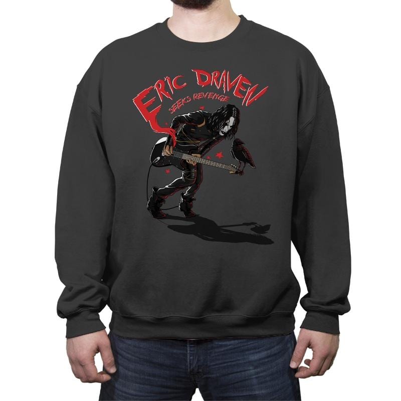 Eric's Revenge - Crew Neck Sweatshirt Crew Neck Sweatshirt RIPT Apparel Small / Charcoal