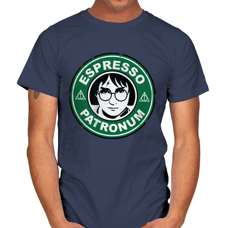 Espresso Petronum - Mens T-Shirts RIPT Apparel Small / Navy