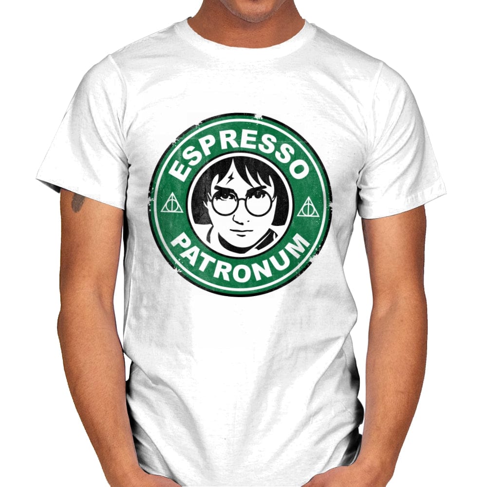 Espresso Petronum - Mens T-Shirts RIPT Apparel Small / White