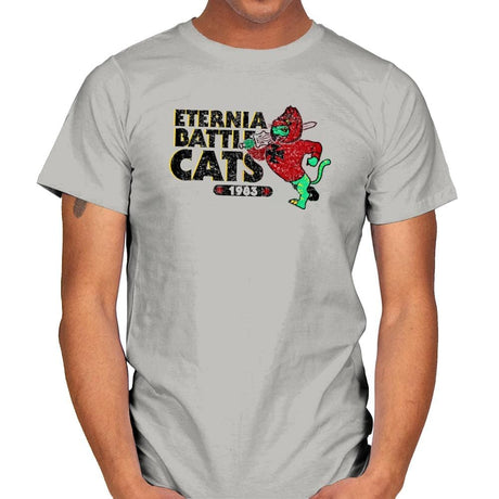 Eternia Battle Cats Exclusive - Mens T-Shirts RIPT Apparel Small / Ice Grey