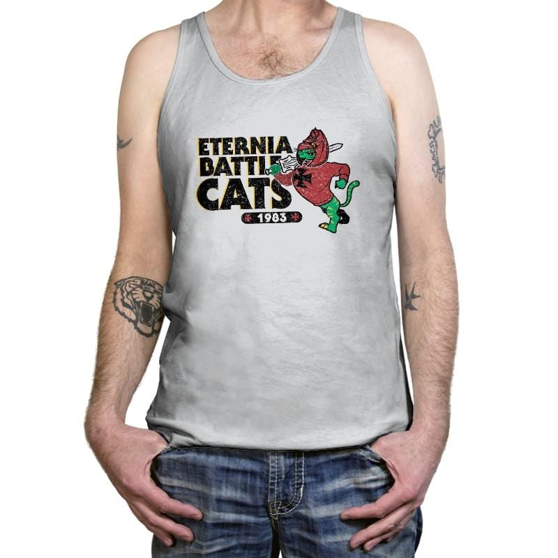 Eternia Battle Cats Exclusive - Tanktop Tanktop RIPT Apparel X-Small / Silver