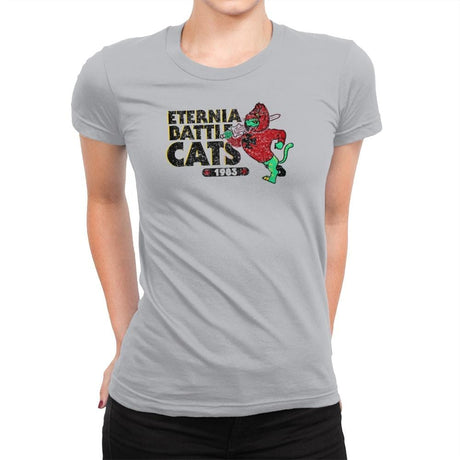 Eternia Battle Cats Exclusive - Womens Premium T-Shirts RIPT Apparel 3x-large / Heather Grey
