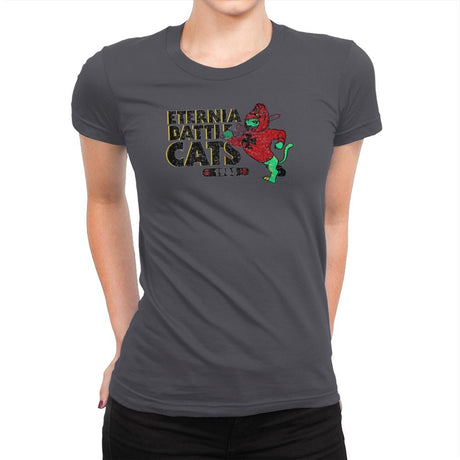 Eternia Battle Cats Exclusive - Womens Premium T-Shirts RIPT Apparel Small / Heavy Metal