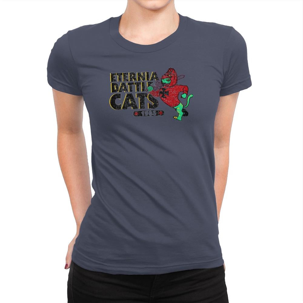 Eternia Battle Cats Exclusive - Womens Premium T-Shirts RIPT Apparel Small / Indigo