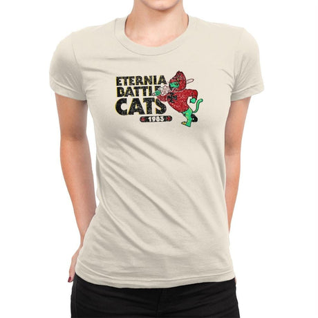 Eternia Battle Cats Exclusive - Womens Premium T-Shirts RIPT Apparel Small / Natural