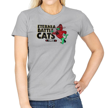 Eternia Battle Cats Exclusive - Womens T-Shirts RIPT Apparel Small / Sport Grey
