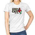 Eternia Battle Cats Exclusive - Womens T-Shirts RIPT Apparel Small / White