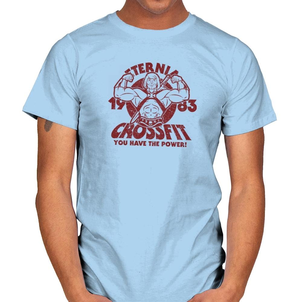 Eternia Crossfit Exclusive - Mens T-Shirts RIPT Apparel Small / Light Blue