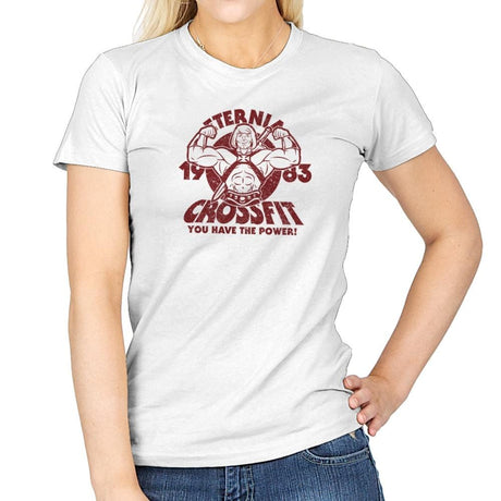 Eternia Crossfit Exclusive - Womens T-Shirts RIPT Apparel Small / White