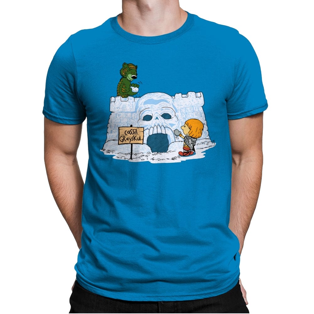 Eternian Snow Fort - Mens Premium T-Shirts RIPT Apparel Small / Turqouise