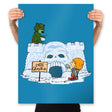 Eternian Snow Fort - Prints Posters RIPT Apparel 18x24 / Sapphire