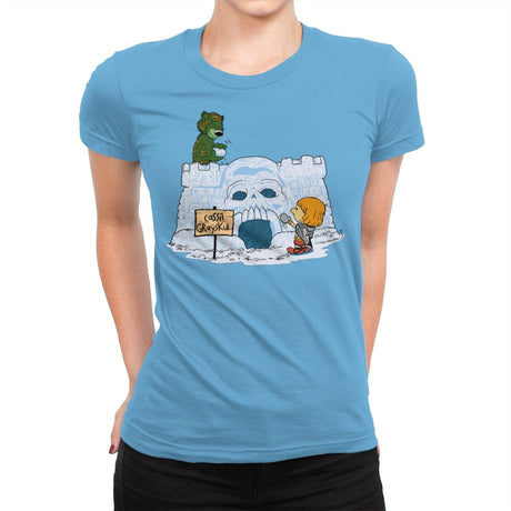 Eternian Snow Fort - Womens Premium T-Shirts RIPT Apparel Small / Turquoise