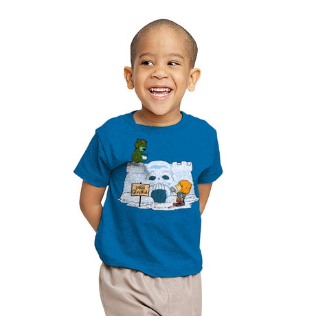 Eternian Snow Fort - Youth T-Shirts RIPT Apparel X-small / Sapphire