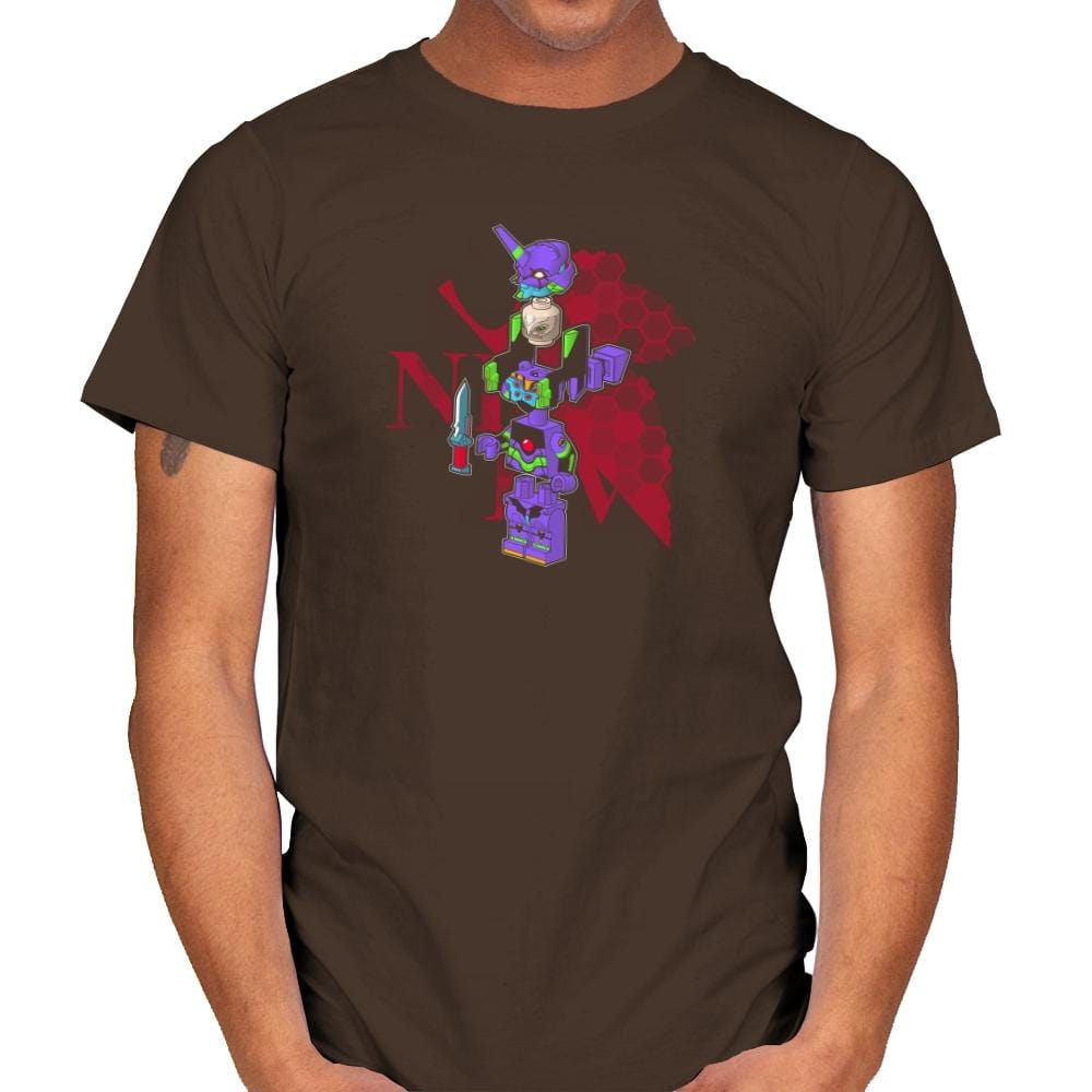 Evangelibrick Exclusive - Mens T-Shirts RIPT Apparel Small / Dark Chocolate