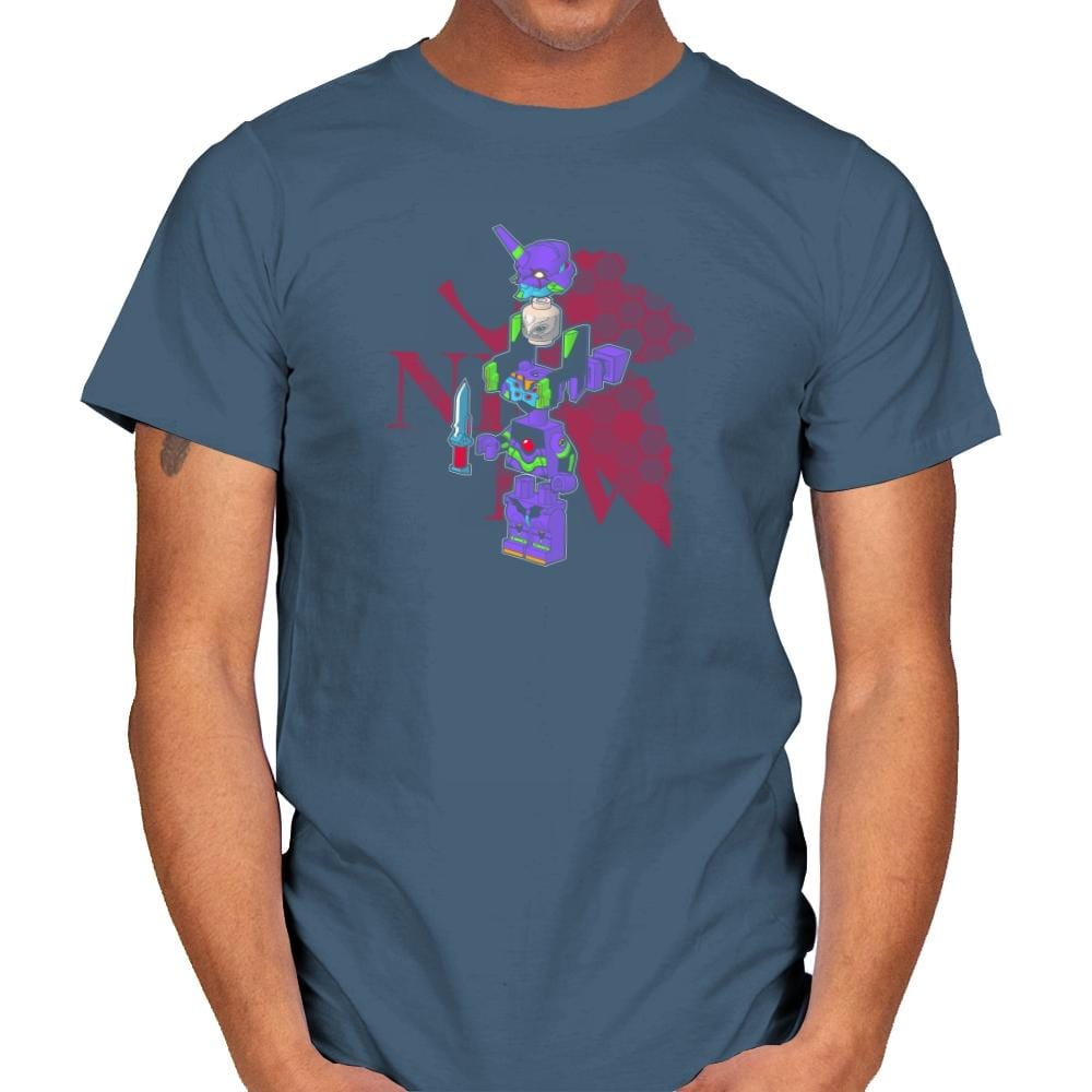 Evangelibrick Exclusive - Mens T-Shirts RIPT Apparel Small / Indigo Blue