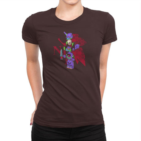 Evangelibrick Exclusive - Womens Premium T-Shirts RIPT Apparel Small / Dark Chocolate