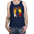 Evergreen Terrace Fighter - Tanktop Tanktop RIPT Apparel X-Small / Navy