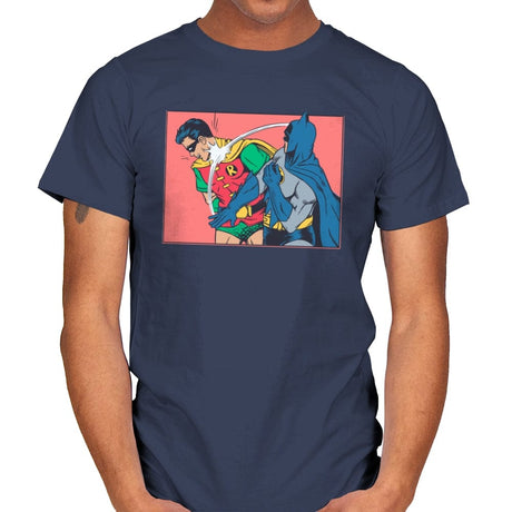 Everybody Hates Robin - Mens T-Shirts RIPT Apparel Small / Navy