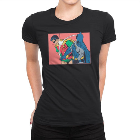 Everybody Hates Robin - Womens Premium T-Shirts RIPT Apparel Small / Black