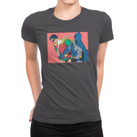 Everybody Hates Robin - Womens Premium T-Shirts RIPT Apparel Small / Heavy Metal