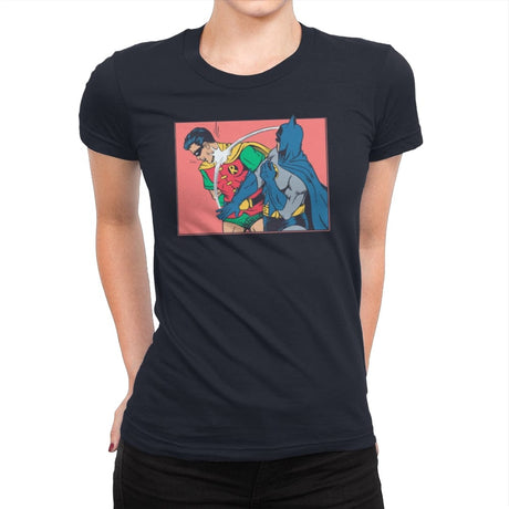 Everybody Hates Robin - Womens Premium T-Shirts RIPT Apparel Small / Midnight Navy