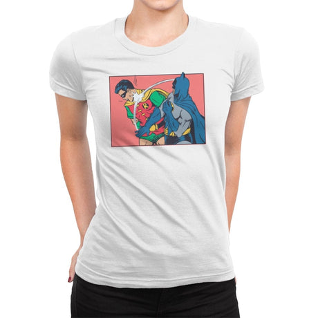 Everybody Hates Robin - Womens Premium T-Shirts RIPT Apparel Small / White