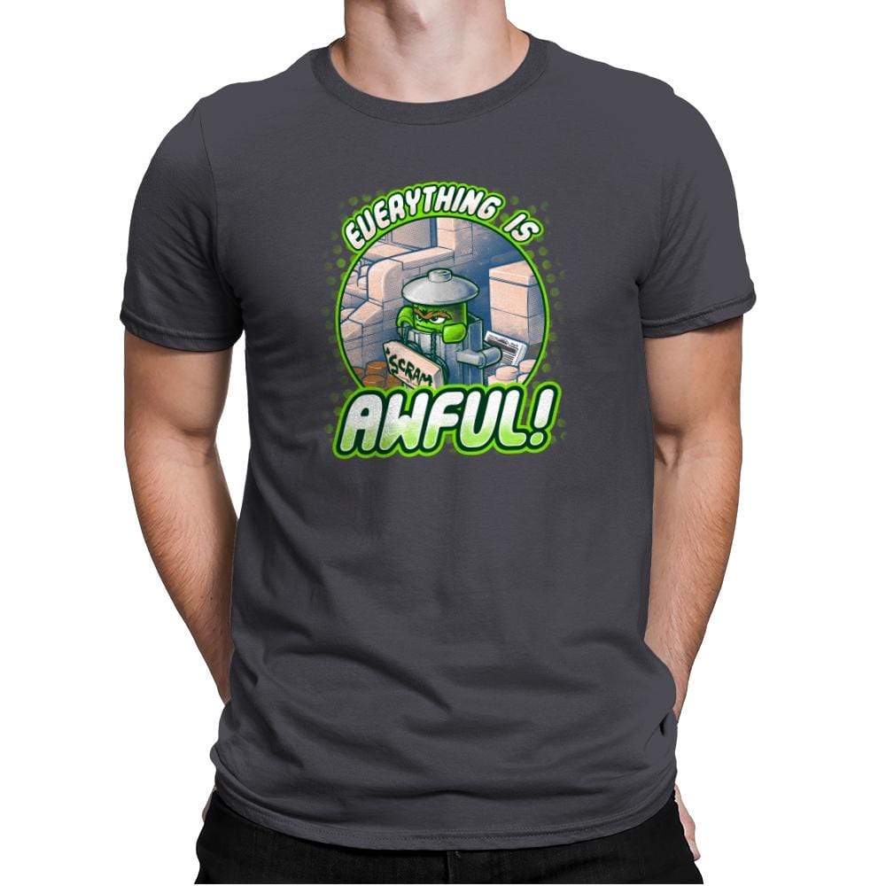 Everything is Awful Exclusive - Mens Premium T-Shirts RIPT Apparel Small / Heavy Metal