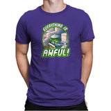 Everything is Awful Exclusive - Mens Premium T-Shirts RIPT Apparel Small / Purple Rush