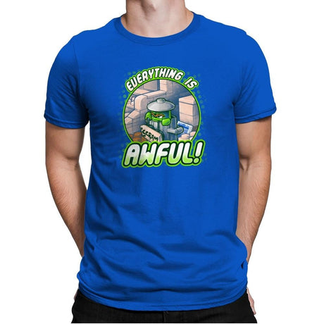 Everything is Awful Exclusive - Mens Premium T-Shirts RIPT Apparel Small / Royal