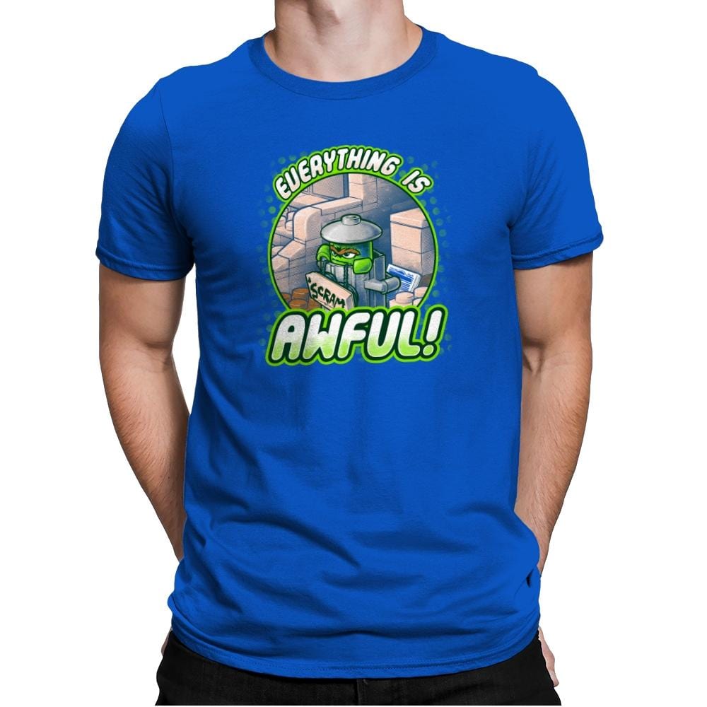 Everything is Awful Exclusive - Mens Premium T-Shirts RIPT Apparel Small / Royal
