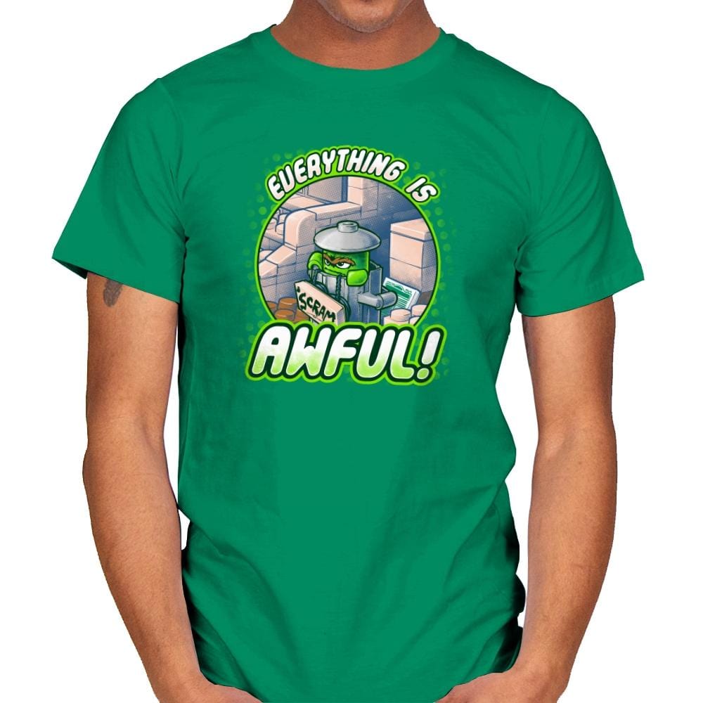 Everything is Awful Exclusive - Mens T-Shirts RIPT Apparel Small / Kelly Green