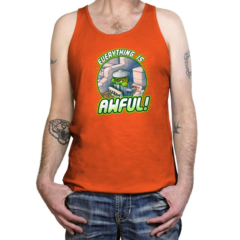 Everything is Awful Exclusive - Tanktop Tanktop RIPT Apparel X-Small / Orange