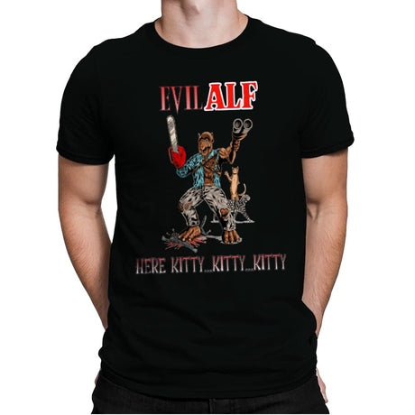 Evil Alf - Mens Premium T-Shirts RIPT Apparel Small / Black