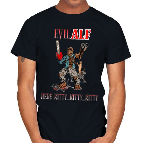 Evil Alf - Mens T-Shirts RIPT Apparel Small / Black