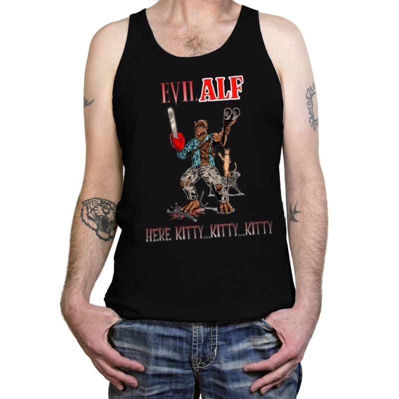Evil Alf - Tanktop Tanktop RIPT Apparel X-Small / Black