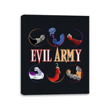 Evil Arm-y - Canvas Wraps Canvas Wraps RIPT Apparel 11x14 / Black