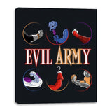 Evil Arm-y - Canvas Wraps Canvas Wraps RIPT Apparel 16x20 / Black