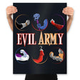 Evil Arm-y - Prints Posters RIPT Apparel 18x24 / Black