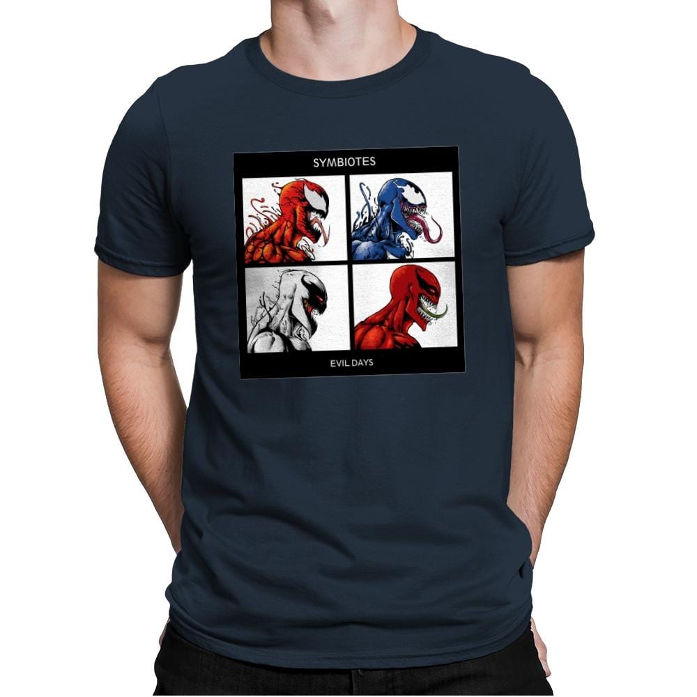 Evil Days Exclusive - Mens Premium T-Shirts RIPT Apparel Small / Indigo