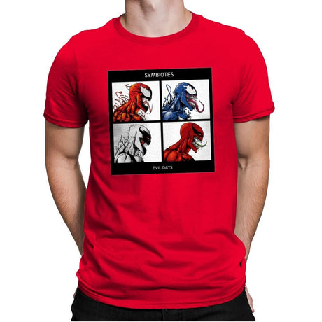 Evil Days Exclusive - Mens Premium T-Shirts RIPT Apparel Small / Red