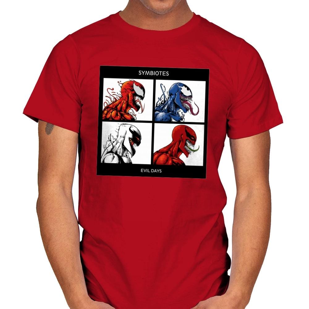 Evil Days Exclusive - Mens T-Shirts RIPT Apparel Small / Red