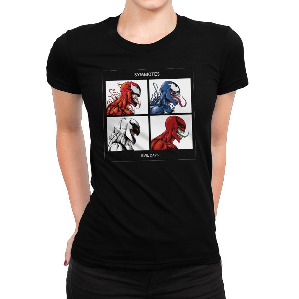Evil Days Exclusive - Womens Premium T-Shirts RIPT Apparel Small / Indigo