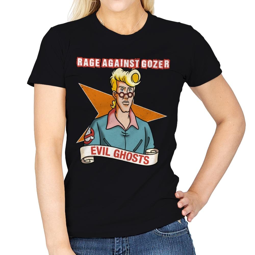 Evil Ghosts - Womens T-Shirts RIPT Apparel Small / Black