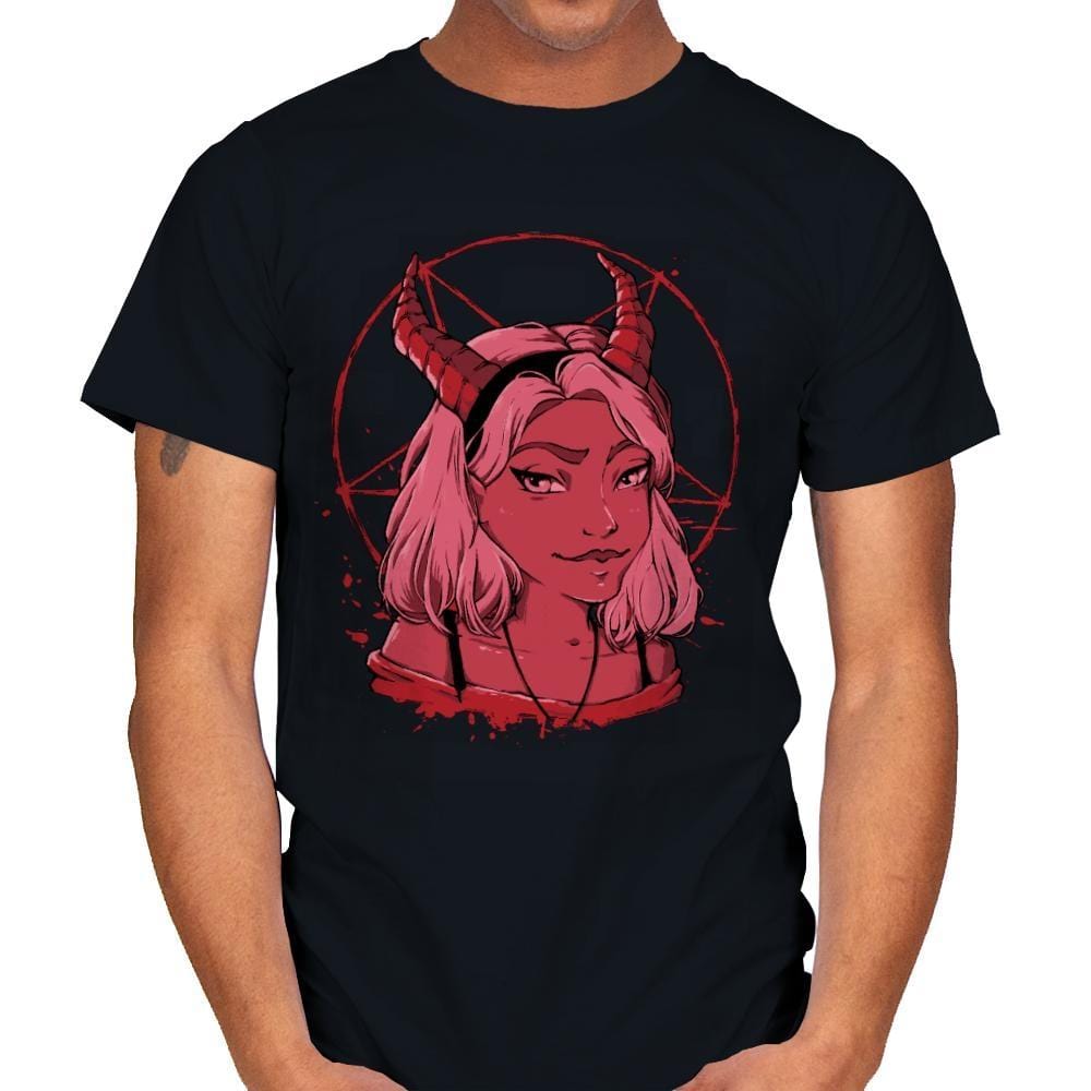 Evil Girl - Mens T-Shirts RIPT Apparel Small / Black